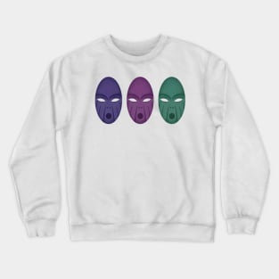 Three masks Crewneck Sweatshirt